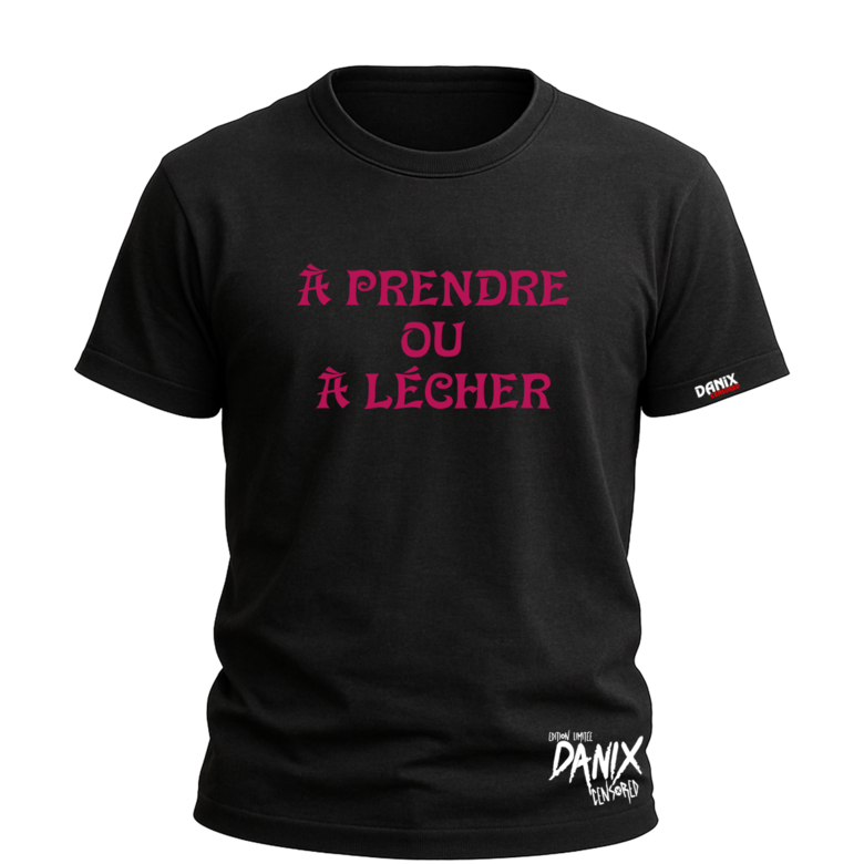Tshirt A prendre ou à lécher [DANIX CENSORED]